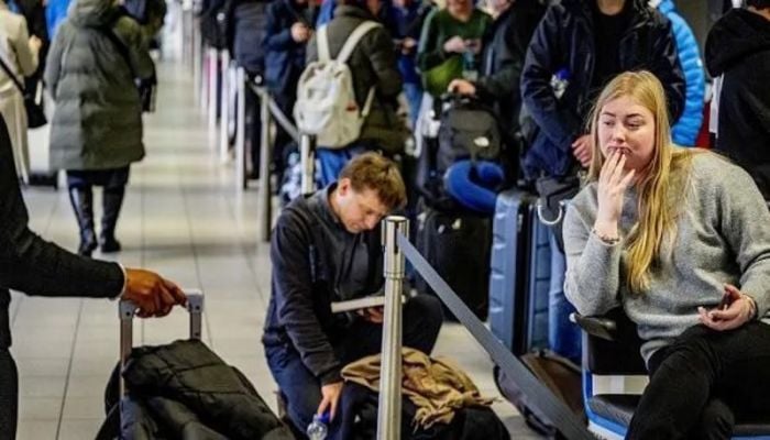 Six dead and hundreds of flights cancelled as snow causes chaos across Europe