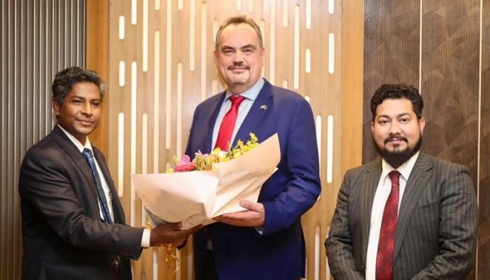 US Ambassador-Designate Brent Christensen arrives in Dhaka