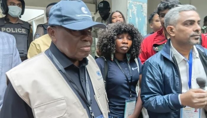 Commonwealth observer chief satisfied with poll environment