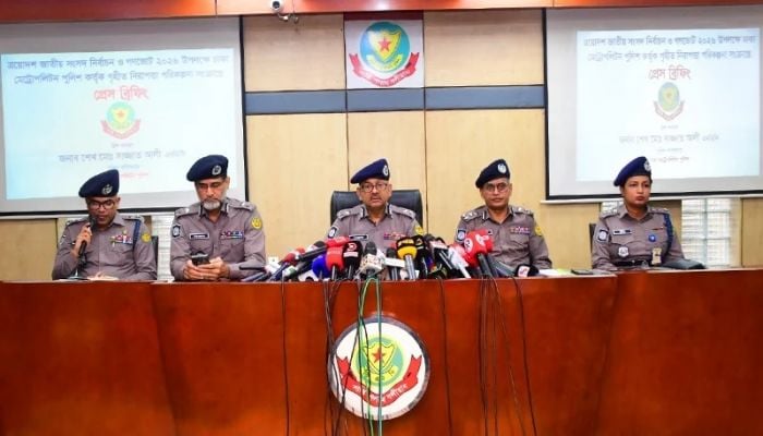 Flawless security measures taken for elections: DMP Commissioner