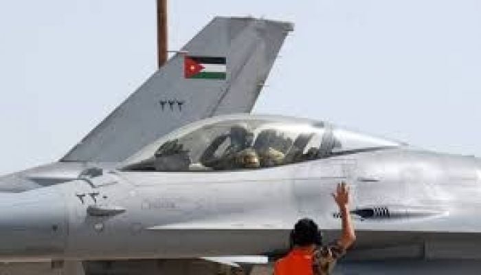 Jordan air force conducts sorties to 'protect kingdom's skies': military