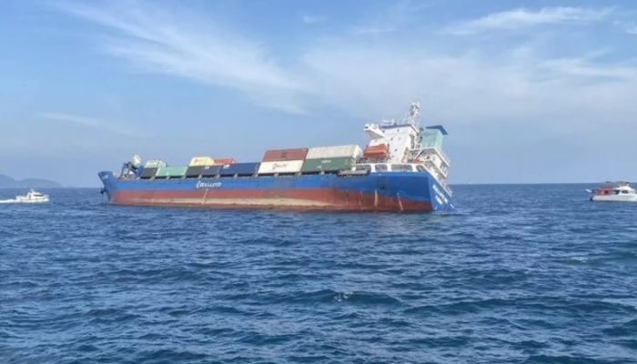 Ship with containers sinks off Thailand coast, 16 Bangladeshi sailors rescued