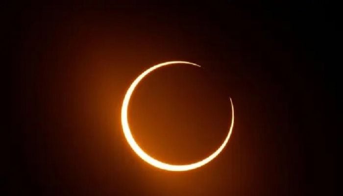 Partial annular solar eclipse on Tuesday