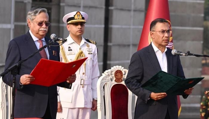 Tarique Rahman takes oath as PM