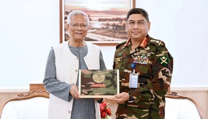 Army Chief calls on Chief Adviser
