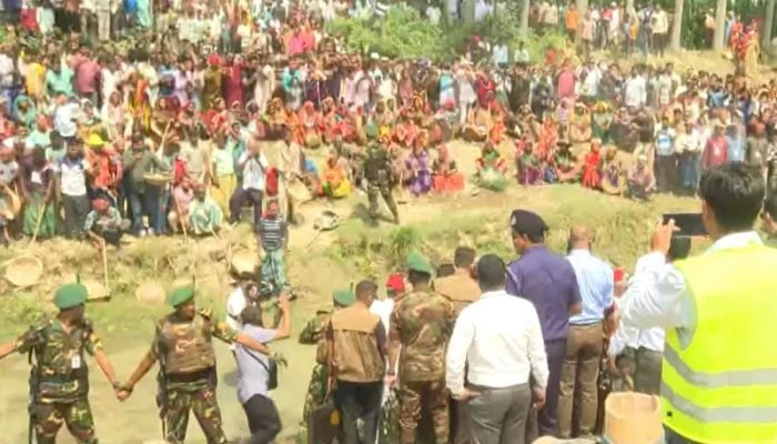 PM opens nationwide canal excavation programme in Kaharole, Dinajpur 