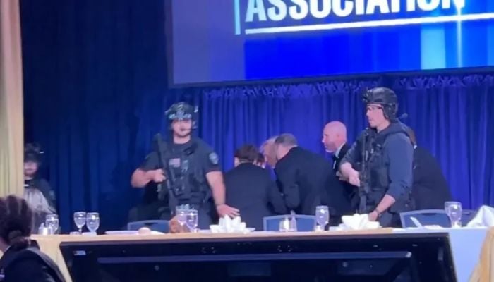 Shots reportedly fired, Trump evacuated from press dinner in Washington