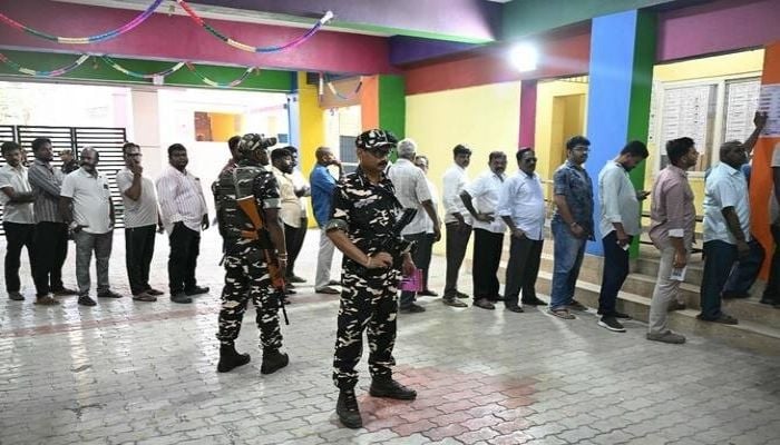 Voting underway in two key Indian states