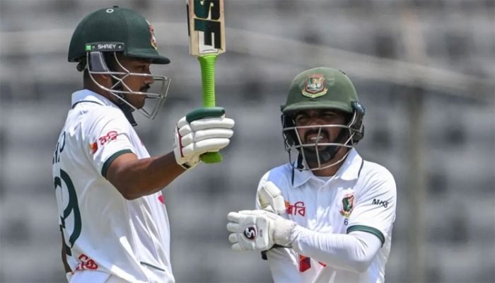 Shanto ton puts Bangladesh in firm control 