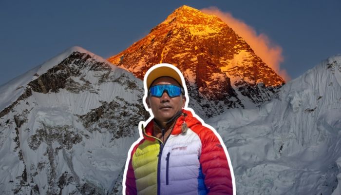 Nepali Sherpa scales Mount Everest for a record 32nd time