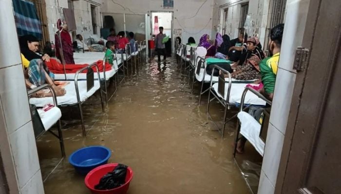 Water enters into houses, hospitals in Cumilla due to heavy downpour