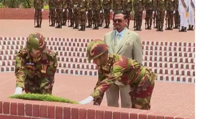 Acting President pays homage at National Memorial