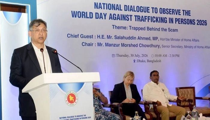 Hardline stance against human trafficking, online scams: Home Minister