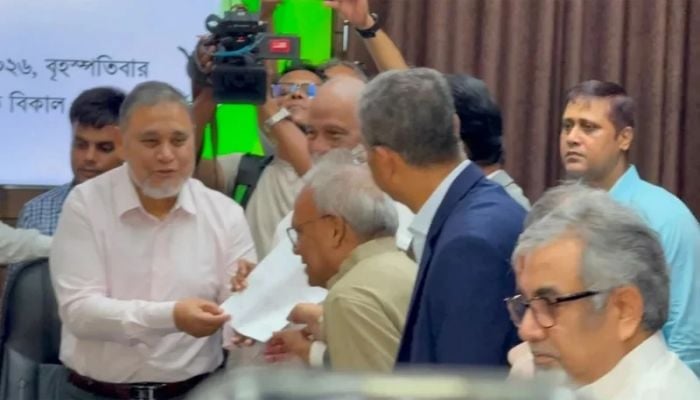 BNP submits nomination paper for Mirza Fakhrul Islam Alamgir in presidential election