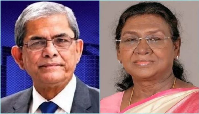 Indian President congratulates Mirza Fakhrul on assuming office