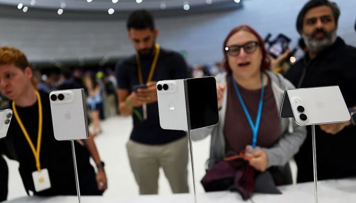 Apple debuts passport-shaped foldable phone, called Duo