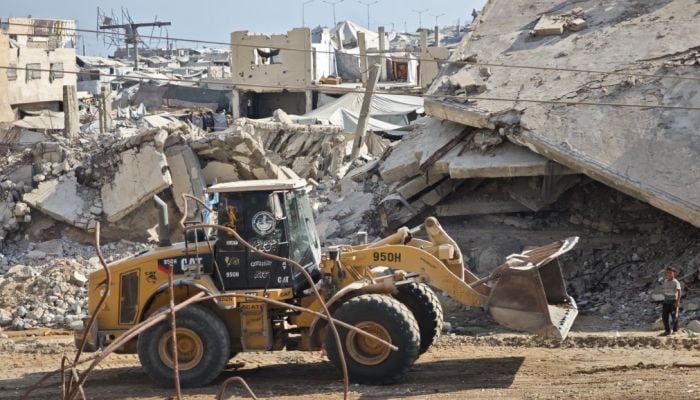 61m tonnes of rubble: Gaza aid workers face delicate task of clearing ruins concealing up to 10,000 bodies
